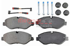 Sada brzdových destiček, kotoučová brzda METZGER AUTOTEILE 1170844