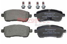 Sada brzdových destiček, kotoučová brzda METZGER AUTOTEILE 1170922