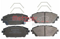 Sada brzdových destiček, kotoučová brzda METZGER AUTOTEILE 1170952