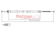 Tazne lanko, parkovaci brzda METZGER 12.0702