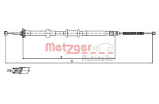 Tazne lanko, parkovaci brzda METZGER 12.0765