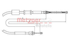 Tazne lanko, parkovaci brzda METZGER 1281P2