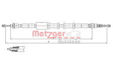 Tažné lanko, parkovací brzda METZGER 1651.22