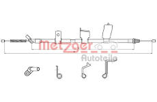 Tažné lanko, parkovací brzda METZGER 17.0325