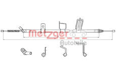 Tažné lanko, parkovací brzda METZGER 17.0326