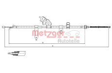 Tažné lanko, parkovací brzda METZGER AUTOTEILE 17.1080