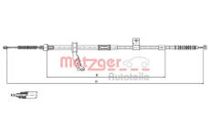 Tažné lanko, parkovací brzda METZGER 17.1483