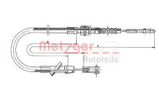 Tažné lanko, ovládání spojky METZGER 18.600