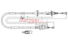 Tažné lanko, ovládání spojky METZGER 18.6112