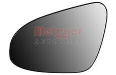 Sklo do zrcátka, vnější zrcátko METZGER AUTOTEILE 2060069