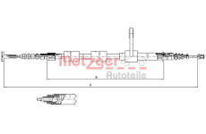 Tazne lanko, parkovaci brzda METZGER 251.33
