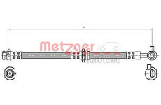 Brzdová hadice METZGER 4110132