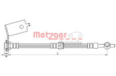 Brzdová hadice METZGER 4110141