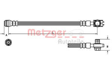 Brzdová hadice METZGER AUTOTEILE 4110246