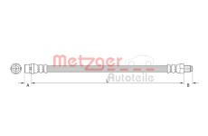 Brzdová hadice METZGER AUTOTEILE 4110277
