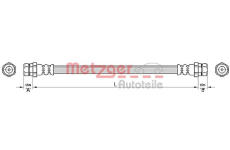 Brzdová hadice METZGER 4110446