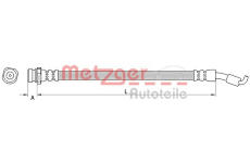 Brzdová hadice METZGER AUTOTEILE 4110822