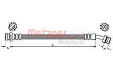 Brzdová hadice METZGER AUTOTEILE 4110833