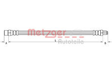 Brzdová hadice METZGER 4110950