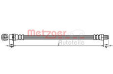 Brzdová hadice METZGER AUTOTEILE 4111094