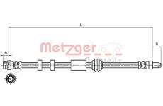 Brzdová hadice METZGER AUTOTEILE 4111216