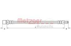 Brzdová hadice METZGER AUTOTEILE 4111379