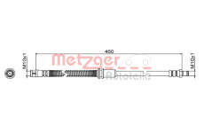 Brzdová hadice METZGER AUTOTEILE 4111483