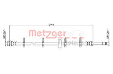 Brzdová hadice METZGER AUTOTEILE 4111499