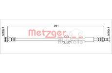 Brzdová hadice METZGER AUTOTEILE 4111779