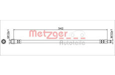 Brzdová hadice METZGER AUTOTEILE 4111787