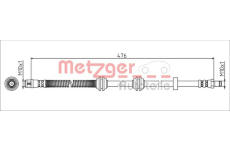 Brzdová hadice METZGER 4111788
