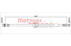 Brzdová hadice METZGER AUTOTEILE 4111792