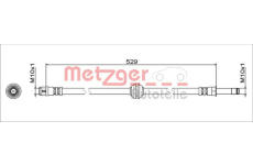 Brzdová hadice METZGER AUTOTEILE 4111811