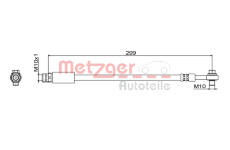 Brzdová hadice METZGER AUTOTEILE 4111827