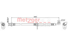 Brzdová hadice METZGER AUTOTEILE 4111846