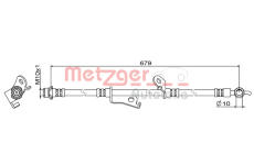 Brzdová hadice METZGER AUTOTEILE 4111887