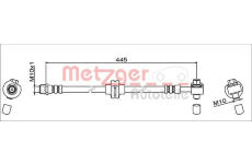 Brzdová hadice METZGER AUTOTEILE 4111952