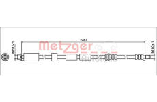 Brzdová hadice METZGER AUTOTEILE 4112075