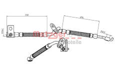 Brzdová hadice METZGER AUTOTEILE 4112227