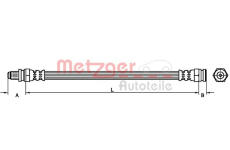 Brzdová hadice METZGER AUTOTEILE 4114090