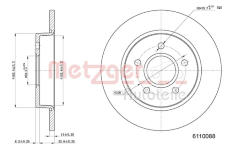 Brzdový kotouč METZGER 6110088