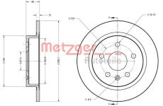 Brzdový kotouč METZGER 6110188