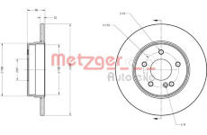 Brzdový kotouč METZGER 6110218