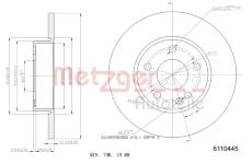 Brzdový kotouč METZGER 6110445