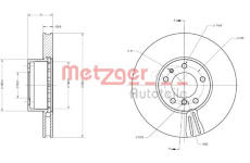 Brzdový kotouč METZGER 6110522