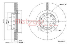 Brzdový kotouč METZGER AUTOTEILE 6110557