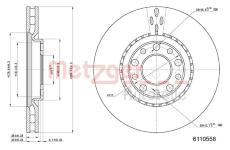 Brzdový kotouč METZGER 6110558