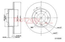 Brzdový kotouč METZGER 6110585