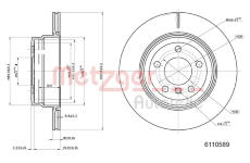 Brzdový kotouč METZGER 6110589