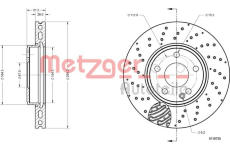 Brzdový kotouč METZGER 6110735